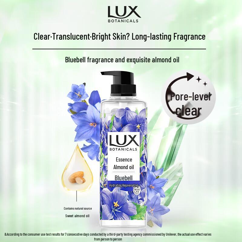 

LUX Blue Wind Chime & Niacinamide Botanical Shower Gel