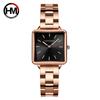 Women's Rose Gold Steel Band Quartz Watch Japanese Movement Simple Dial Women's Watch