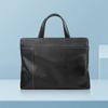Herren Aktentasche aus echtem Leder - Handtasche und Umhängetasche mit großer Kapazität für Business und Freizeit
