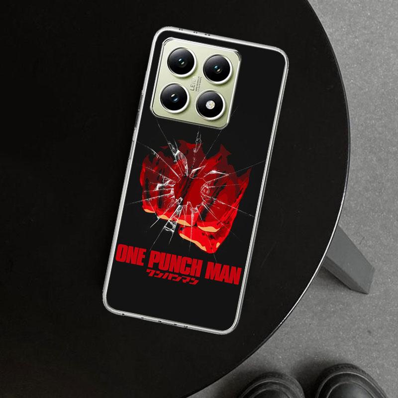 One P-Punch-Man Saitama King Phone Case Cover for Xiaomi Redmi Note 15 14 13 12 11 Pro Plus 14S 12S 11S 11T 11E 10S 10 Customize