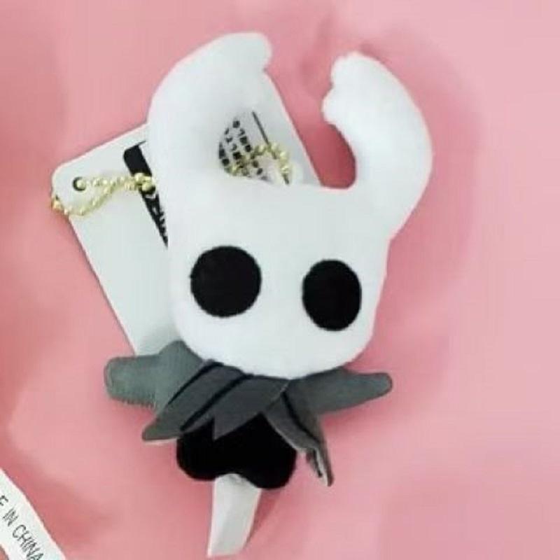 Hollow Knight Plush Keychain Cute Bug Knight Doll Backpack Charm Soft Stuffed Toy Anime Game Pendant Bag Accessory Gifts