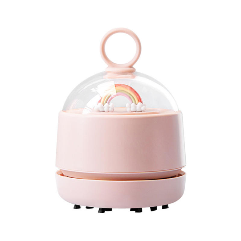 Handheld Wireless Car Vacuum Cleaner Mini USB Portable Keyboard Charger Portable Desktop Vacuum Cleaner | Vacuum Cleaners (Pink)