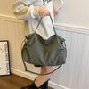 Retro Design Suede Leather Shoulder Bags for Women Large Armpit Bag Feminine Crossbody Casual Bags Totes Shopping Bag