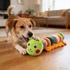 Pluche Rups Huisdier Speelgoed Interactief Piepend Huisdier Speelgoed voor Kleine Middelgrote Honden Zacht Gevuld Puppy Kauwspeelgoed voor Tandjes
