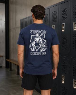 Strength Discipline Gym T-Shirt, Unisex Weightlifting Workout Shirt, Bodybuilding Fitness Tee, Gym Gift