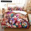 THE iDOLM@STER Cinderella Girls Starlight Stage 3D Printed Anime Bedding Set for Adult Boys Duvet Cover