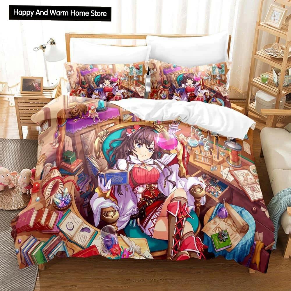 THE iDOLM@STER Cinderella Girls Starlight Stage 3D Printed Anime Bedding Set for Adult Boys Duvet Cover