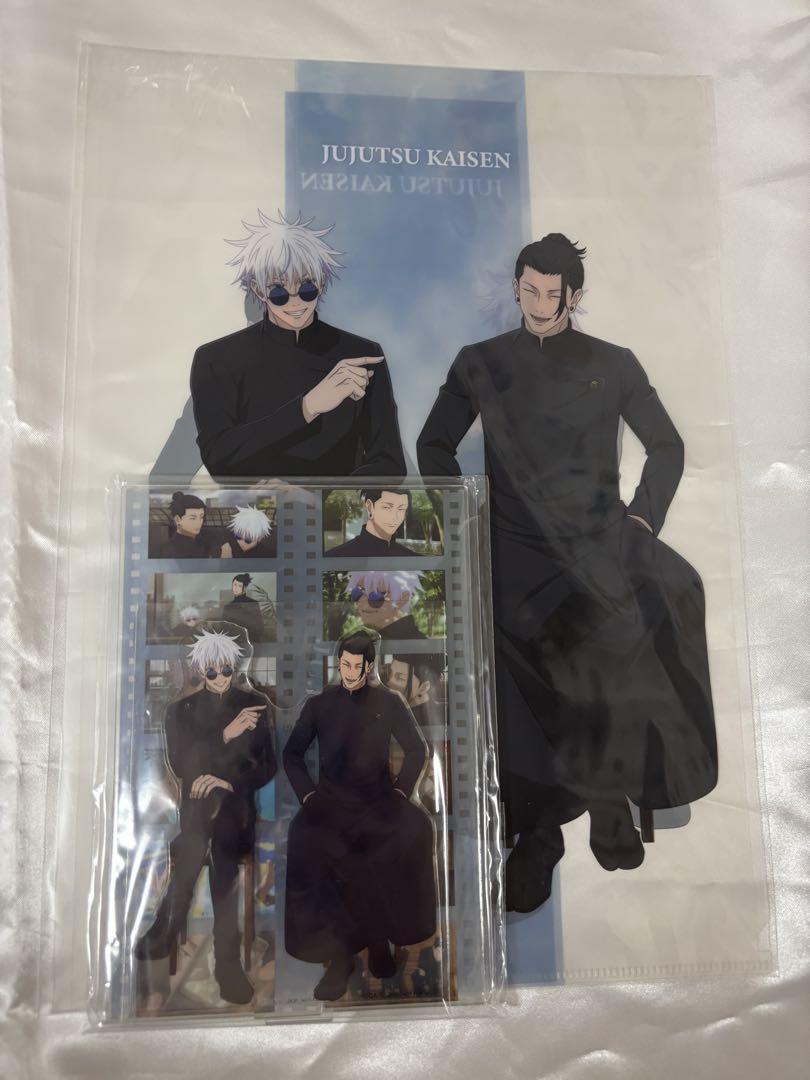 

[USED] Jujutsu Kaisen Gojo Satoru Geto Suguru Acrylic Stand File Bonus
