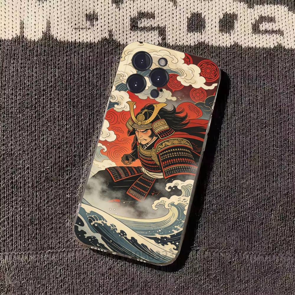 Japan Style Ukiyo-e New Phone Case For iPhone17 16 15 14 13 12 11 Pro Xs Max Mini Plus Antislip Shockproof Hard