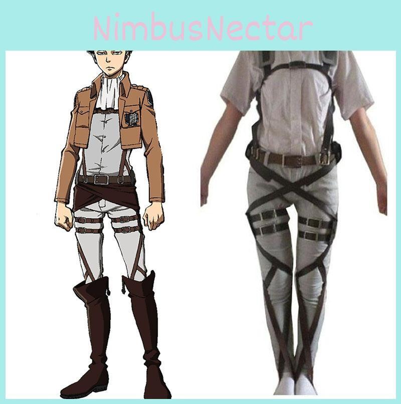 Attack Cosplay On Titan Shingeki No Kyojin Belts Adjustable Straps Recon Harness