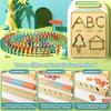 Non-Toxic Electric Domino Train Set Kids Automatic Laying Colorful Domino Train With Lighting Sound Effects Diy Toys Kids Birthday Gift