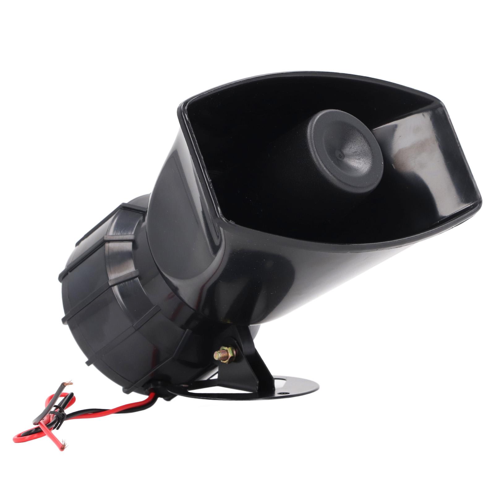 Haut-parleur Sirène 130DB 60W Klaxon d'alarme haute puissance Dispositif d'avertissement intérieur/extérieur pour système de sécurité