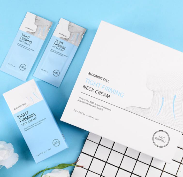 [Blooming Cell] Straffende, straffende Halscreme 2 g x 10 Stück