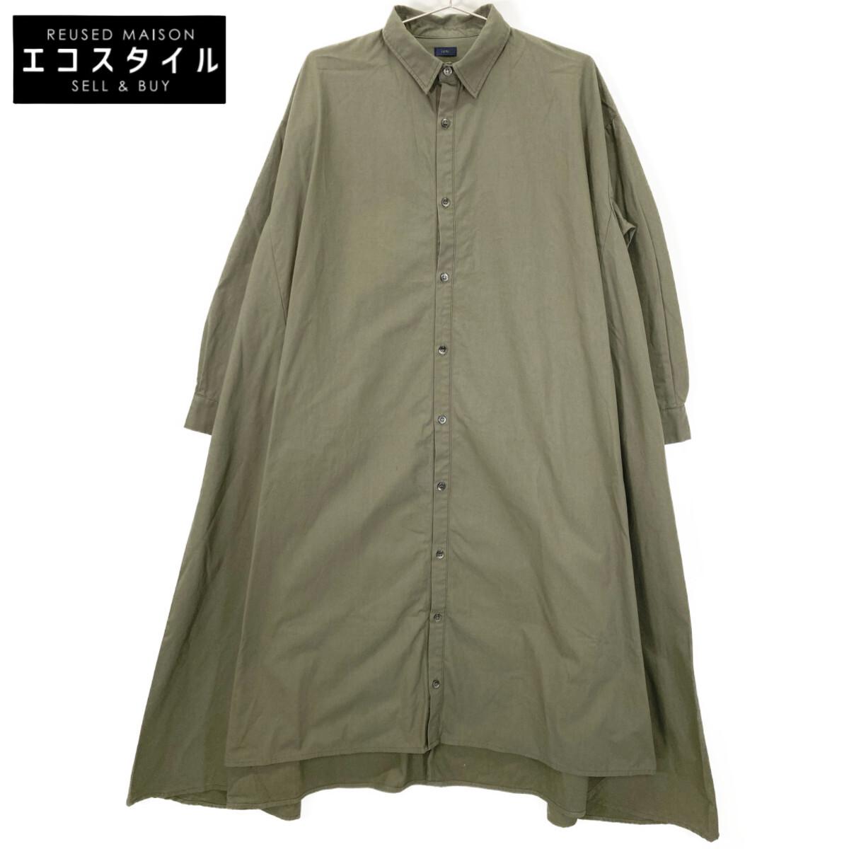 

ICHI Olive LT/V200902 Flared Shirt Dress dress Not written oliveUsed
