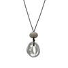 Niche Personality Fashion High-Altitude Wind Pocket Irregular Ring Pendant Collarbone Chain High-End Long Pull Rope Necklace