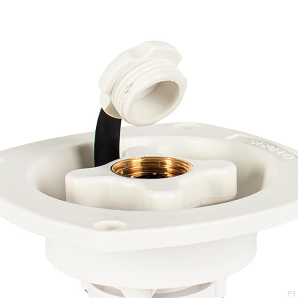 RV Water Inlet Connection City Premium Round Replaces Fill for Camper