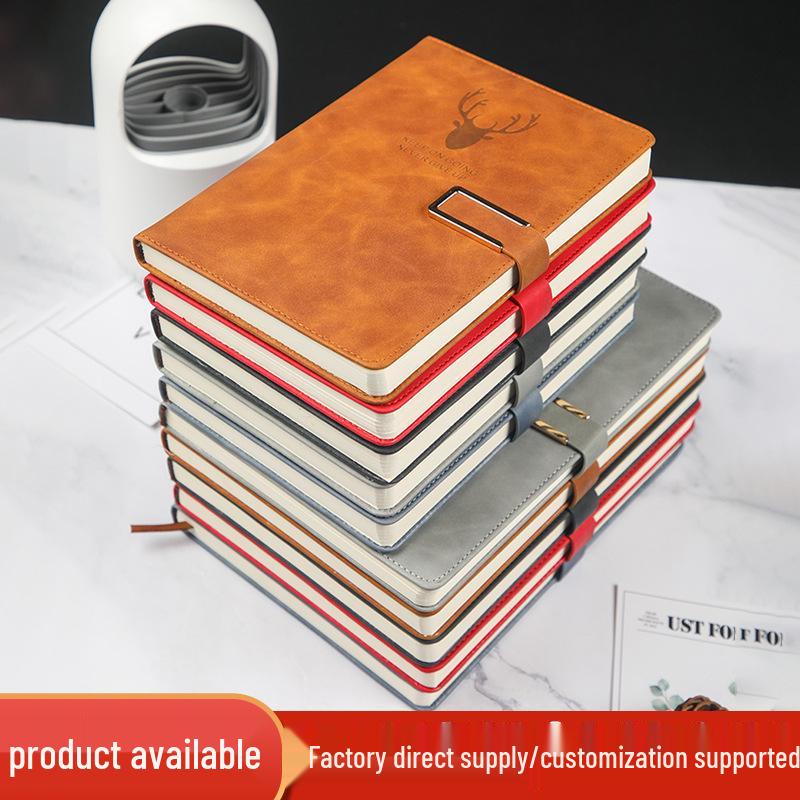 Wenzhou High-End Sheepskin Leather Notebook, Business Diary A5 B5 A5 with Buckle