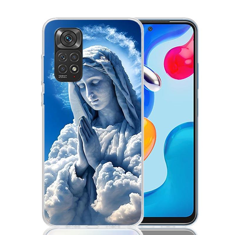 Virgin De Guadalupe Virgen Mary Phone Case For Xiaomi Redmi Note 13 14 15 Pro Plus 12S 12 14S 11S 11E 10 10S 11 11T 5G 4G Cover
