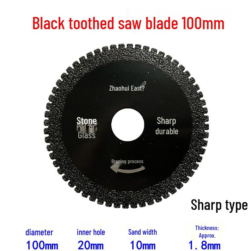 Brazed Diamond Saw Blade for Marble, Stone, Ceramic & Glass Cutting
