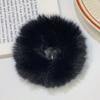 2pcs New Colorful Fluffy Hair Band for Women Girls Ponytail Holder Hair Tie Plush Scrunchie Rubber Band Fashion Hair Accessories