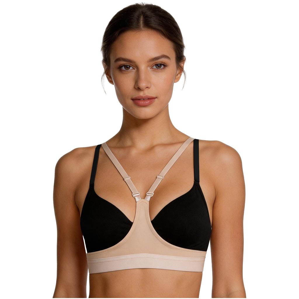 Women Adjustable Shoulder Straps Chest Brace Breast Support Shaping Bra Posture Corrector Shapewear Underwear for Everyday Wear