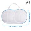 1Pcs Bra Wash Bags For Laundry Lingerie Underwear Brassiere Bag Set For Washing Machine With Zipper Women Delicates