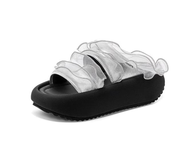 Fashion Shoes Low PU Fabric Hoof Heels Rome Rubber Cotton Shoes Low Cotton Fabric Rome Rubber PU Hoof