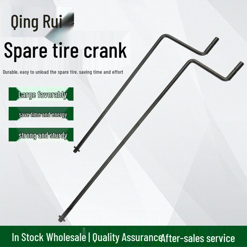 Truck Spare Tire Crank Handle and Lifter Tool