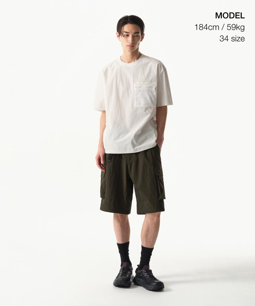 Musinsa Standard [City Leisure] Wide Belted Detachable Cargo Pants [Olive Green]