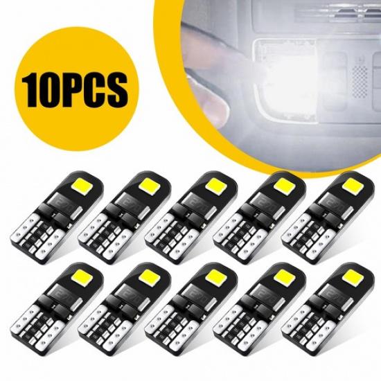 AUXITO Car T10 Interior LED Dome Trunk Light Map Bulbs W5W 194 168 White Bright