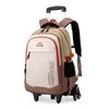 Children School Bag With Wheels Kids Rolling Backpack For Boys Wheeled Backpack Student Trolley School Book Bag Carry On Luggage