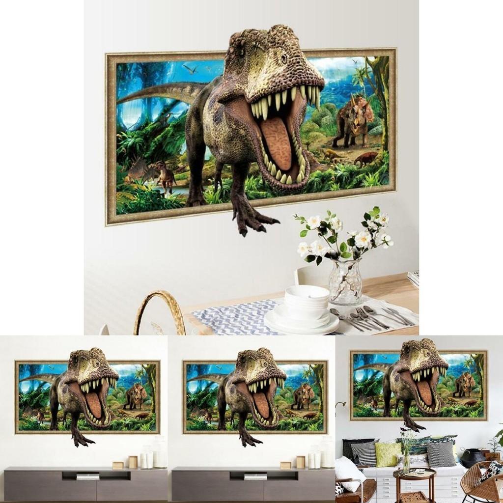 Sticker 60x90cm Wall Dinosaur Jurassic Decal Kids Nursery Baby Decoration Room