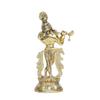 Lord Krishna Metal Statue,Krishna Murti Playing Flute for Temple Pooja,Decor Your Home,Office & Gift Your Relatives,Showpiece