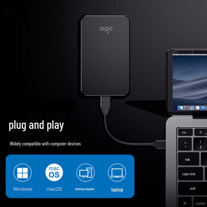 Aigo HD809 500GB USB 3.0 Portable Hard Drive