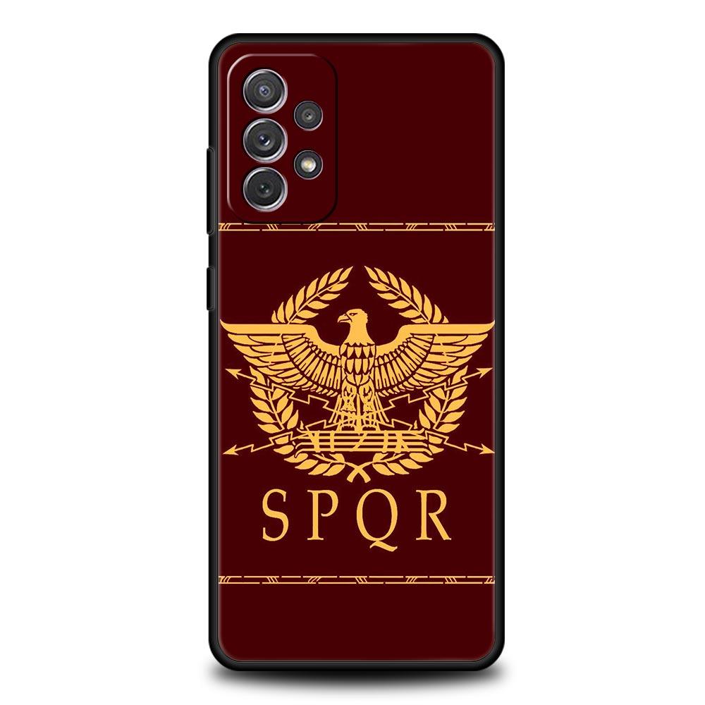 Roman Empire Emblem Phone Case for Samsung A51 A71 A21S A17 A11 A15 A25 A41 A23 A33 A53 A73 A07 A03S A05S A13 A35 A55 5G Cover