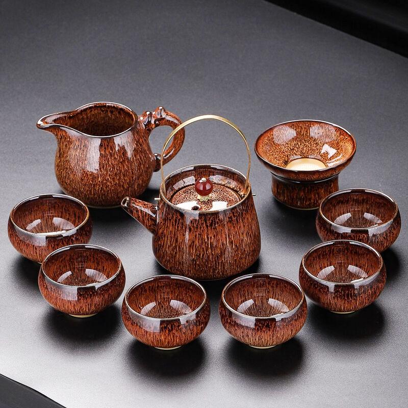 Chaxun Jun Kiln Glazed Teaware Set