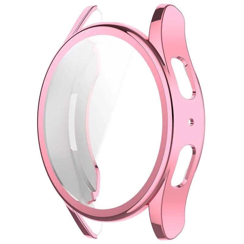 Silikon TPU Hülle Glas Für Samsung Galaxy Watch 7 40mm 44mm Vollabdeckung Displayschutz Bumper für Watch7 44mm 40mm Hülle