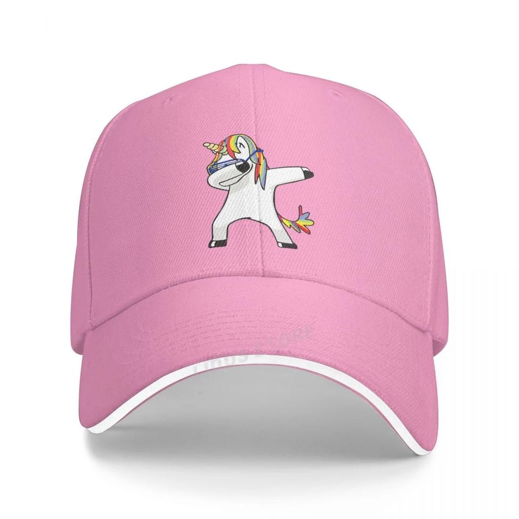 New Summer Dabbing Cap Fashion Unicorn Print Men Baseball Cap Unisex Funny Dabbing Unicorn Hip Hop Adjustable Dad Hat Bone