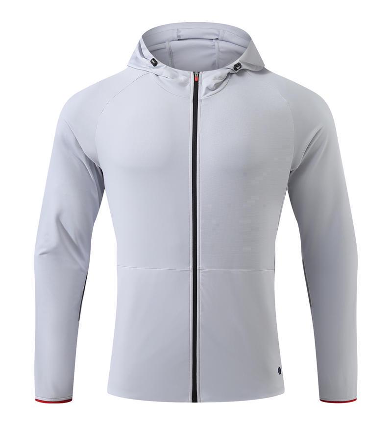 

Мужская быстросохнущая куртка с капюшоном на молнии для защиты от солнца 2024 L