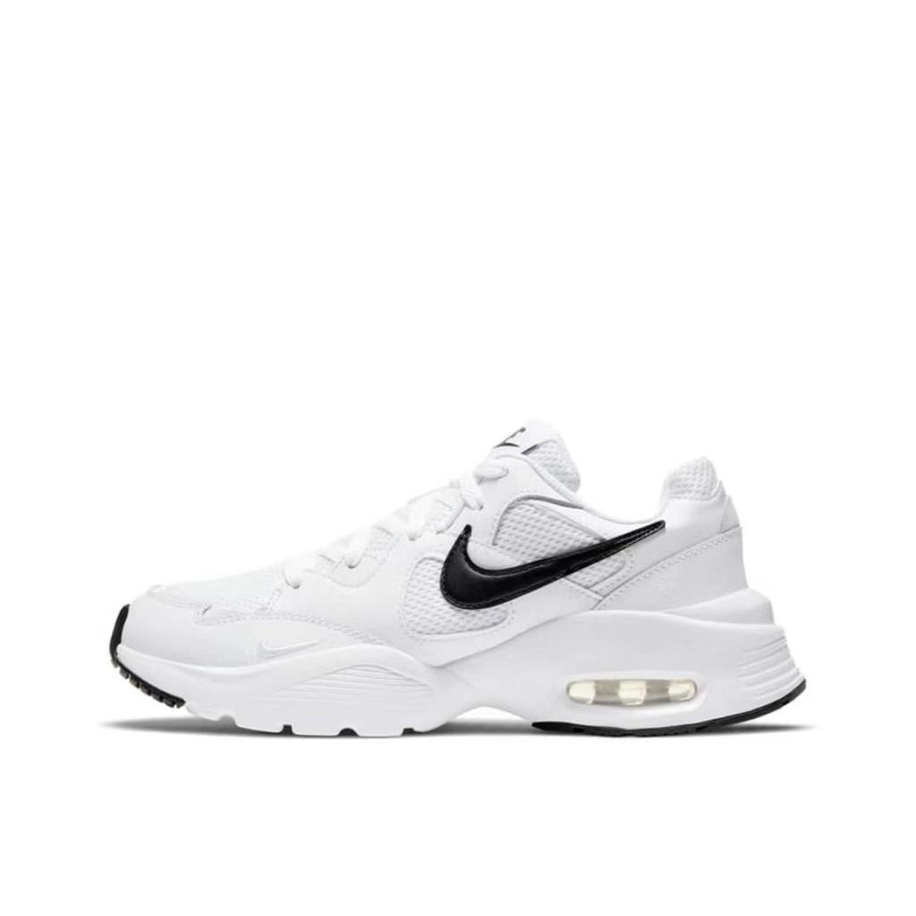 Nike Air Max Fusion Cushioning Abrasion Resistant Low Top Air Cushion Running Shoes Women's Pink CJ1671-100(Team403-BOX)