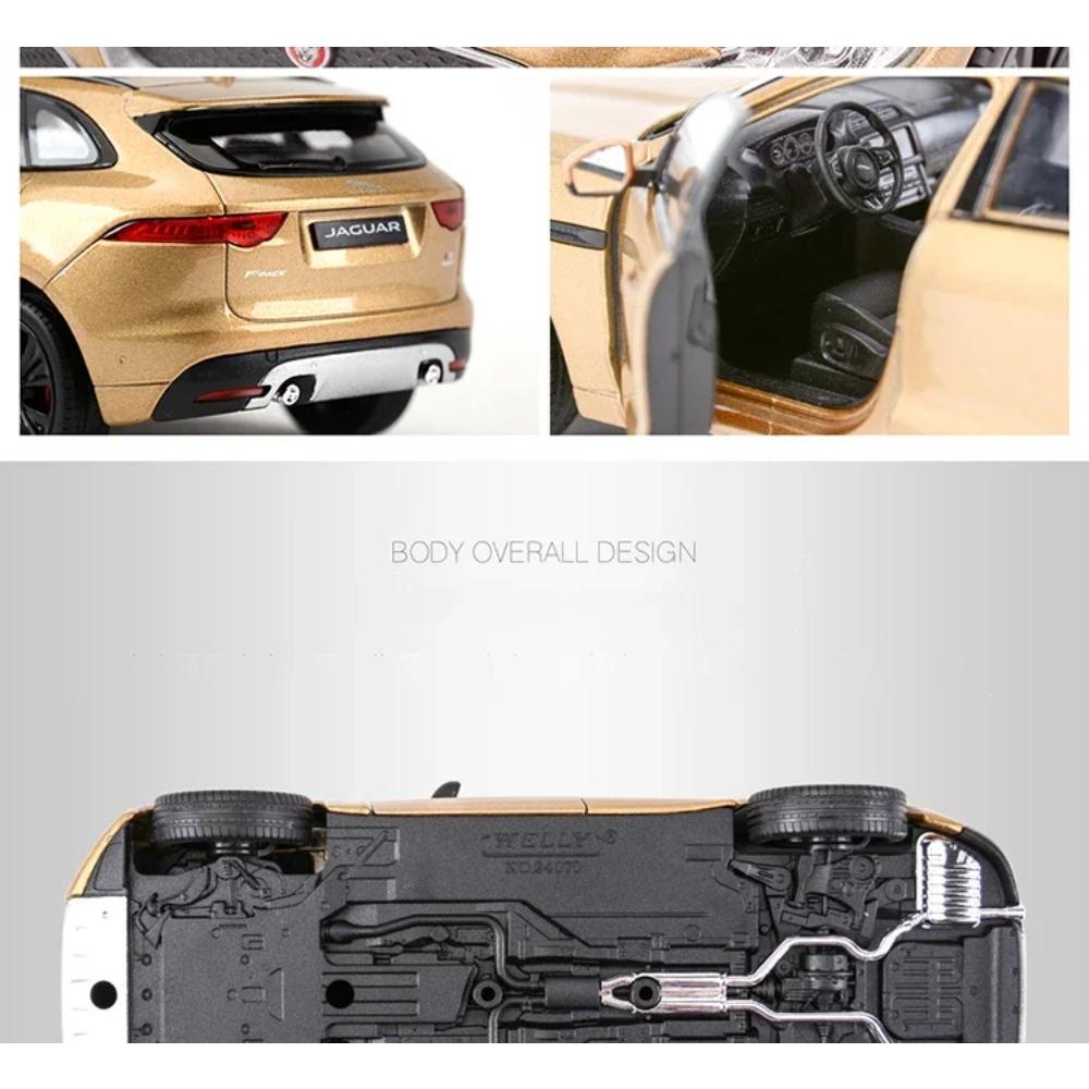 WELLY 1/24 Jaguar F-PACE SUV Alloy Car Model Diecasts & Toy Vehicles Collect Car Toy Boy Birthday Gifts