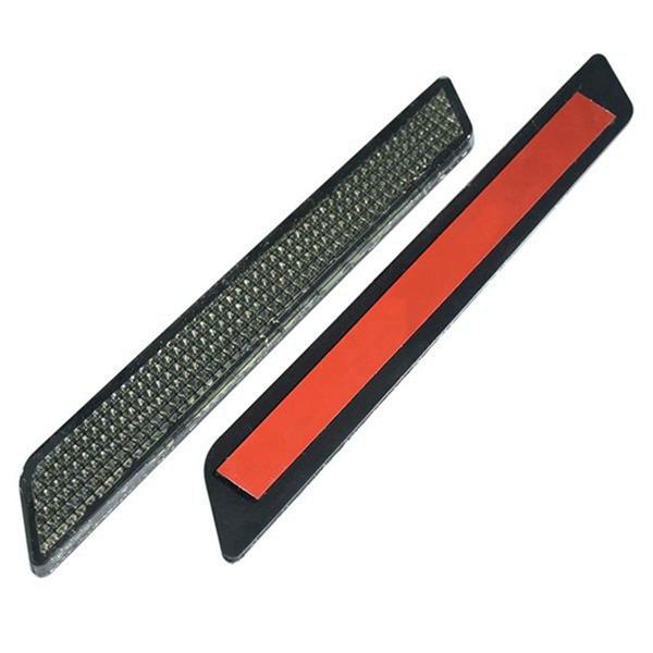 1 Pair Harley Touring Motorcycle Saddlebag Lock Cover Reflectors