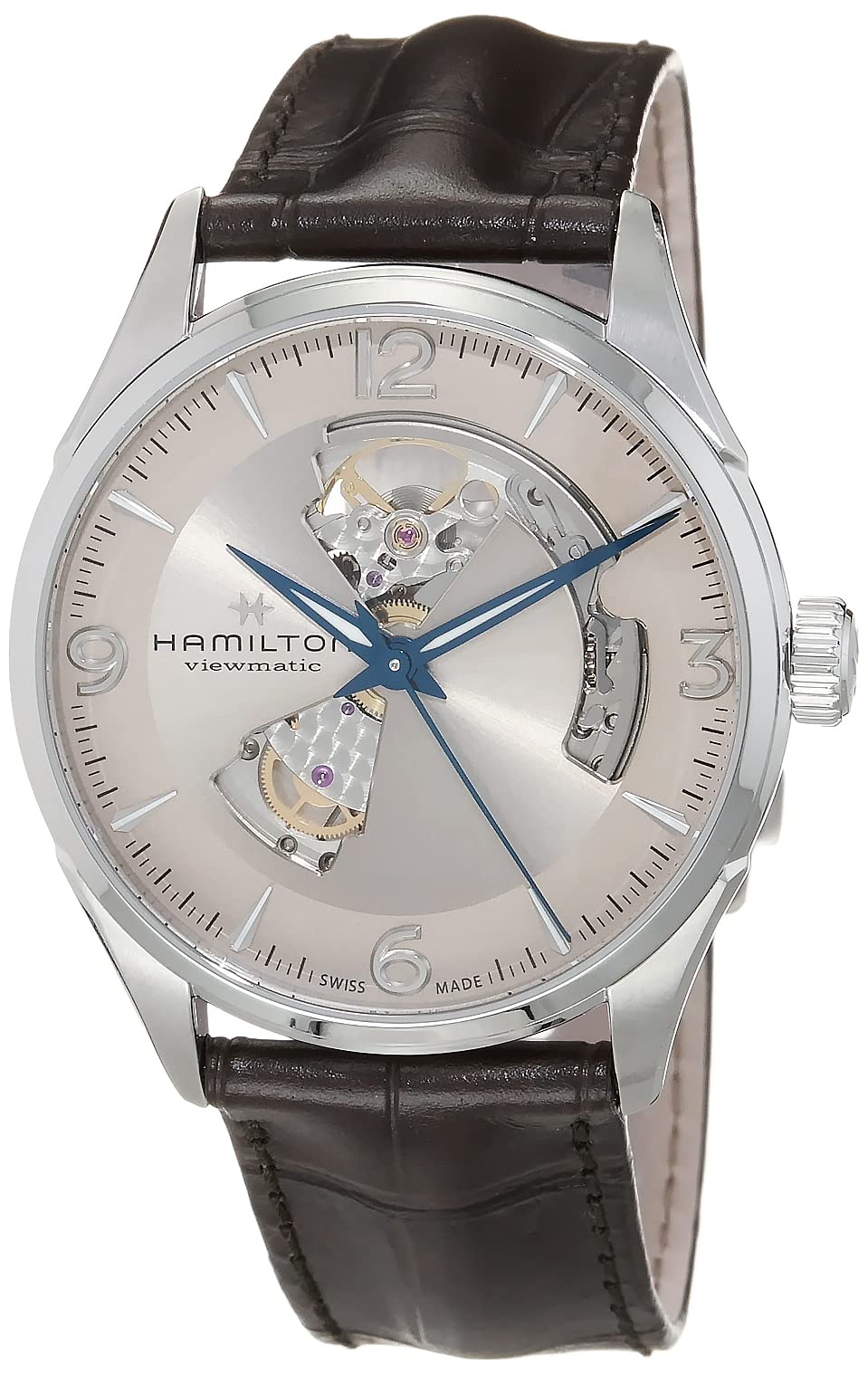 

[Hamilton] Годинник HAMILTON Оригінальна гарантія Jazzmaster Open Heart Механічний автоматичний завод H32705521 Чоловічий [звичайний імпортований продукт]