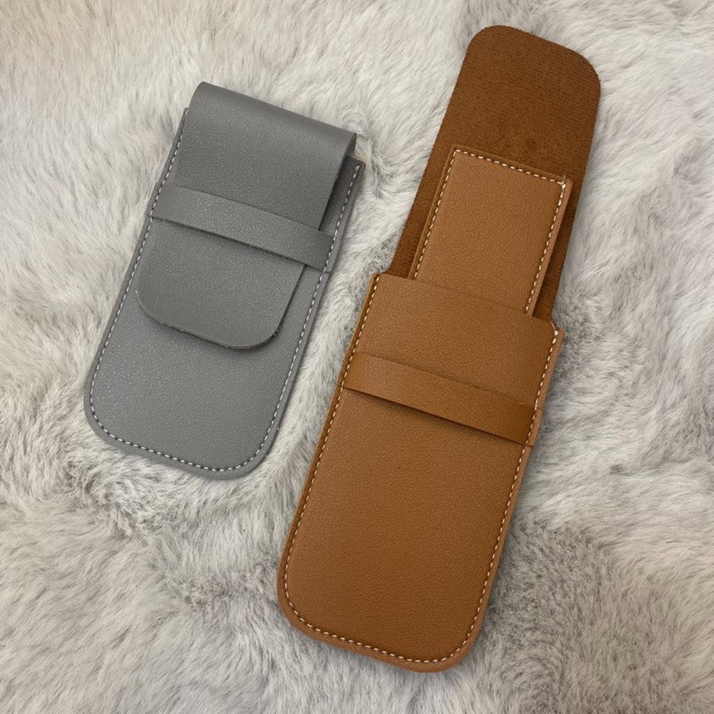 Fashionable Travel Watch Storage Case PU Leather Bag with Multiple Compartments for Display Organization Home Use