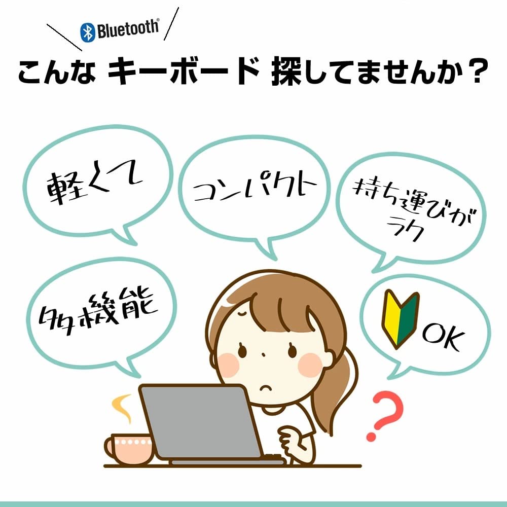 Media Cover Market WirelessGate Compatible Bluetooth Wireless Folding Keyboard with Touchpad and Screen Protector Set wg_tablet_01 10.1-inch