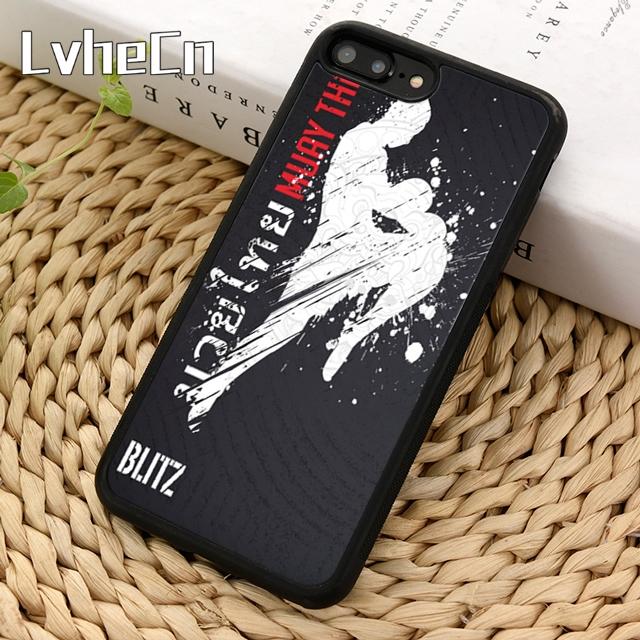 Muay Thai Kickboxing Fight Phone Case For iPhone 17 Air 14 15 16 16e 13 12 Max Cover For Apple 11 Pro Max Plus
