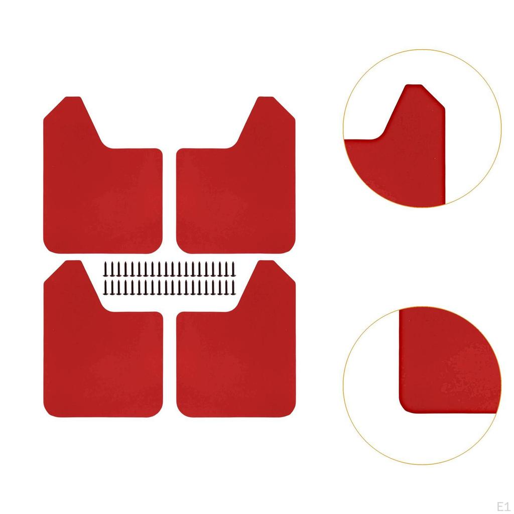 Car Mud Flaps Guards Decoration Easy Installation Replacement Professional Sturdy Accessory Modify