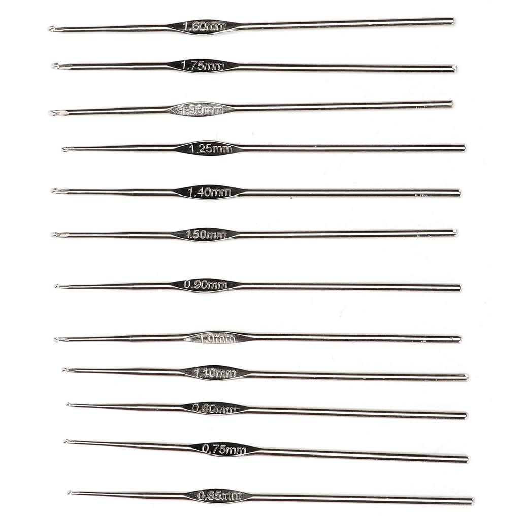 22pcs Crochet Hooks Ergonomic Design Knitting Needles Colored Alumina Hook with Accessory ToolsRose