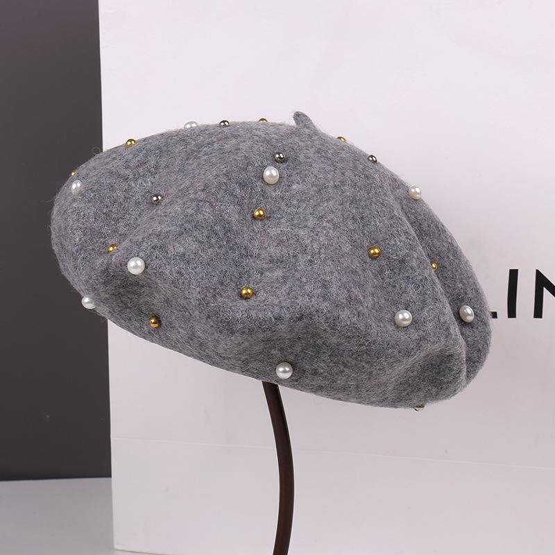 Fashion Autumn and Winter Small Face Big Head Circumference Beret Children Fashion Warm Painter Hat Versatile Newsboy Hat