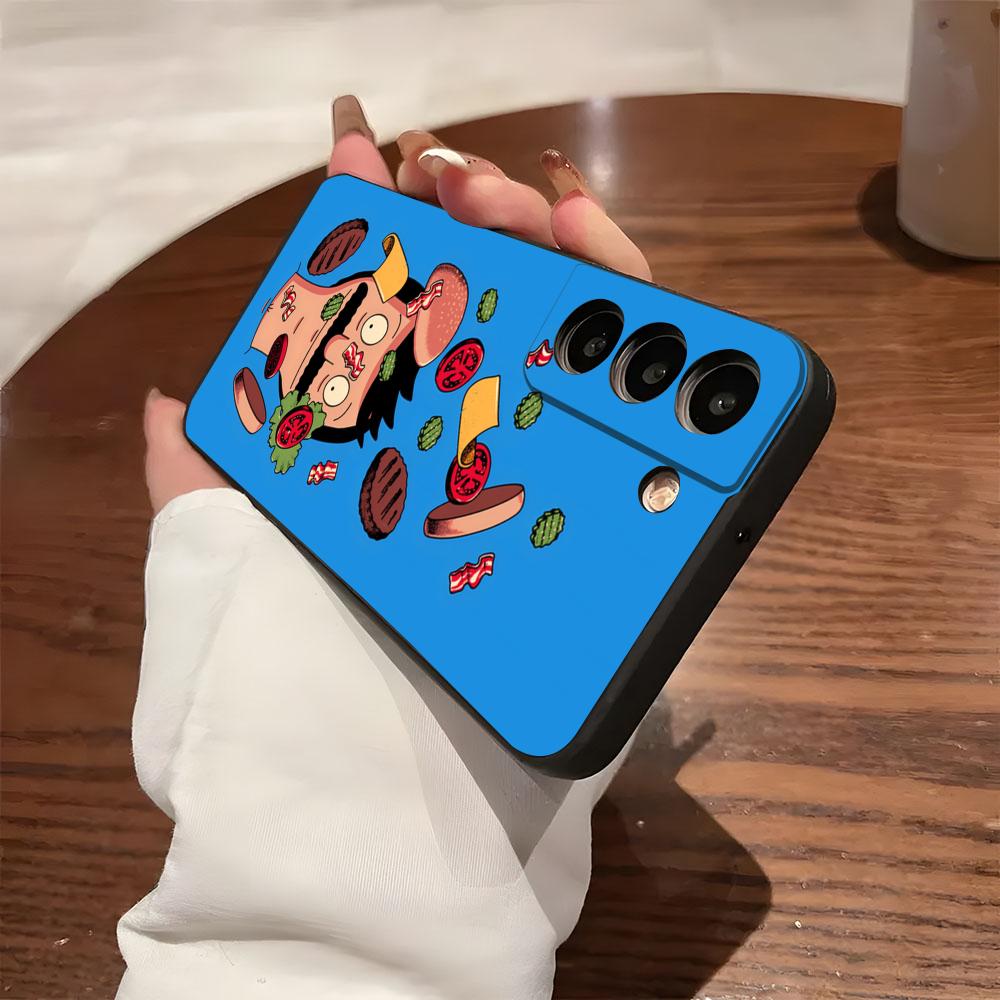 

B-Bobs B-Burgers Phone Case For Samsung S26 S25 S24 FE S23 S22 S21 Plus S20 Ultra Note20Ultra Black Soft Shell Galaxy S21 FE 5G